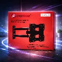 Maxicom LED TV mount in futuristic setting.webp