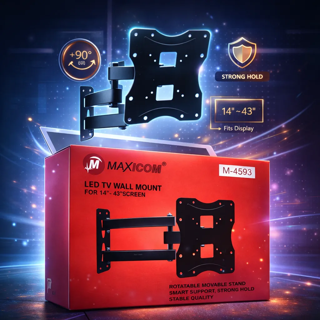 MAXICOM TV wall mount showcase.webp
