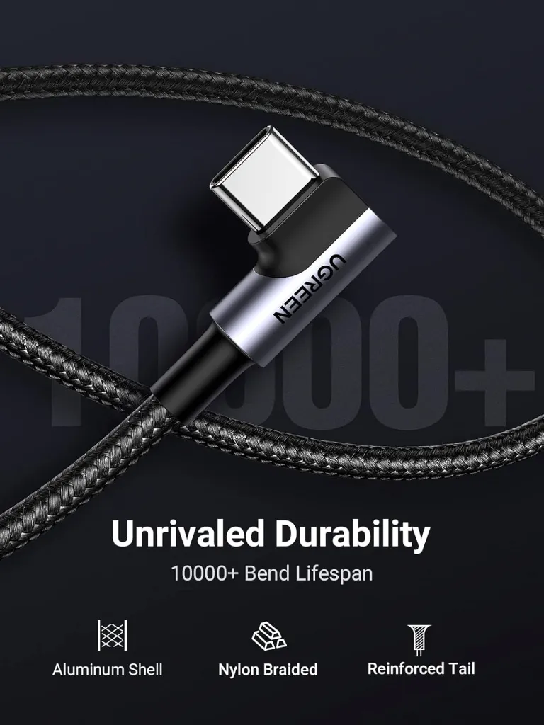 USB A to USB C Cable Right Angle 90 Degree_2.webp