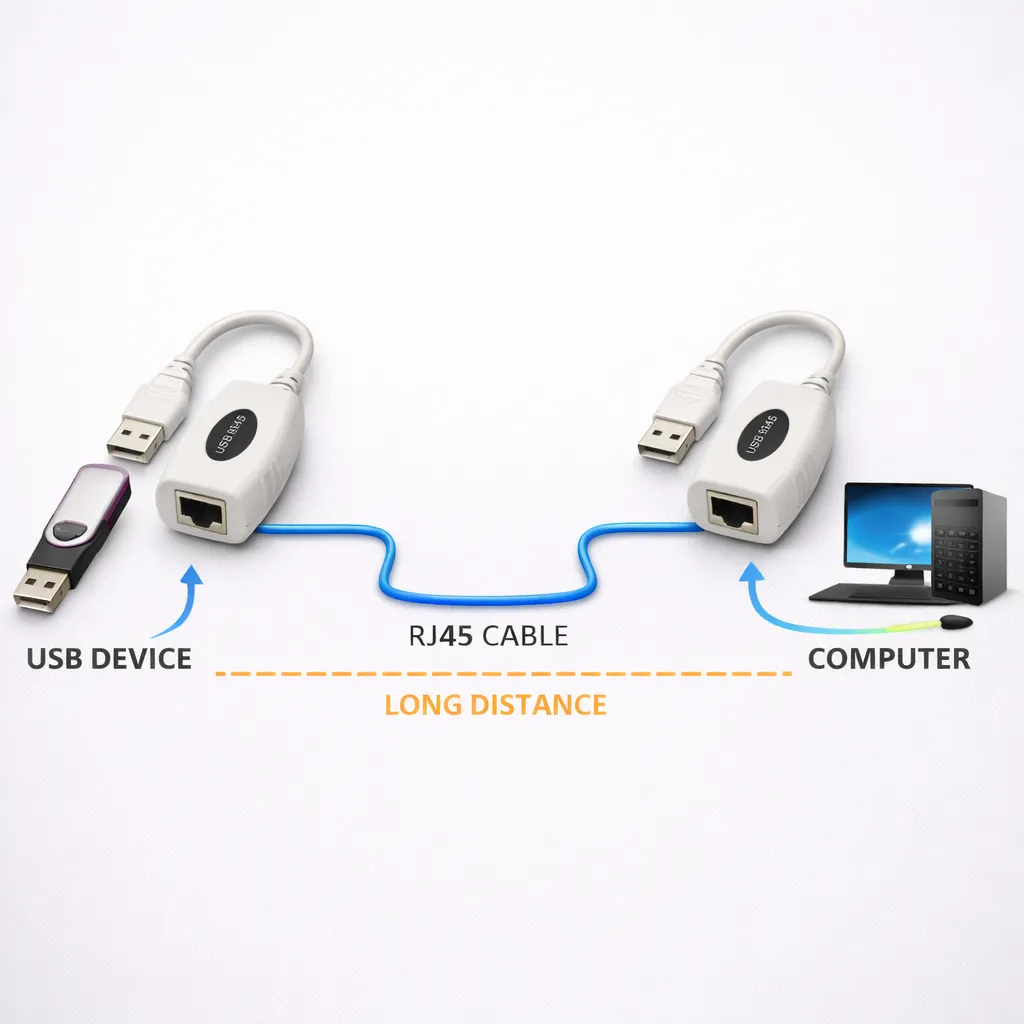 USB to Ethernet extension setup tutorial.webp