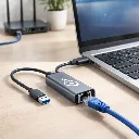 Tech setup with ethernet connection.webp