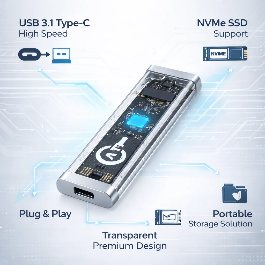 High-speed NVMe SSD enclosure showcased.webp