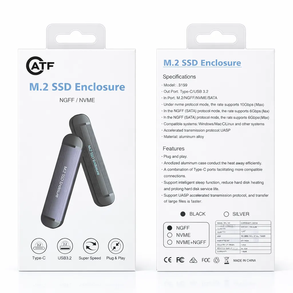 ATF M.2 SSD enclosure product packaging.webp