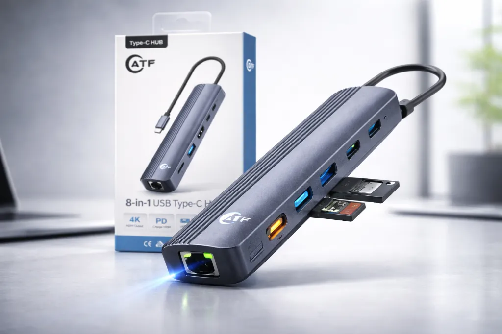 ATF 8-in-1 USB hub close-up.webp