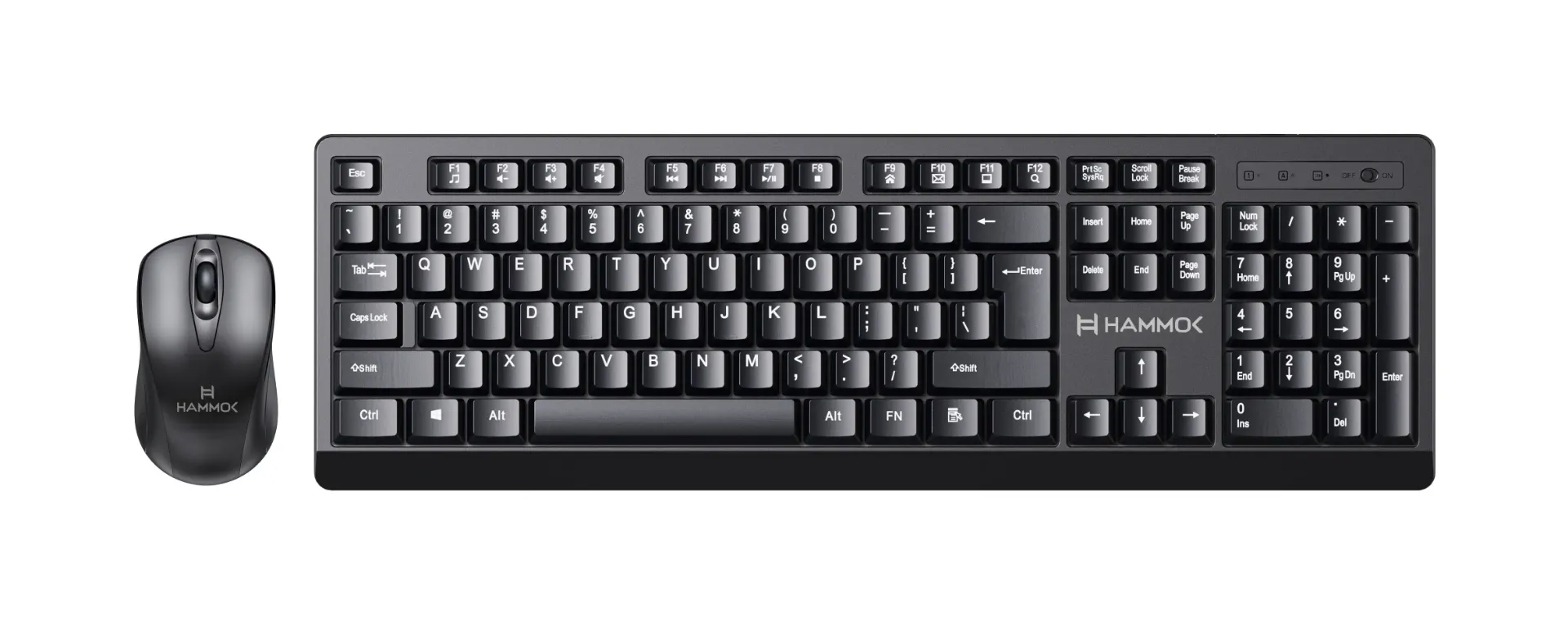 HAMMOK ONYX WIRELESS KEYBOARD+MOUSE