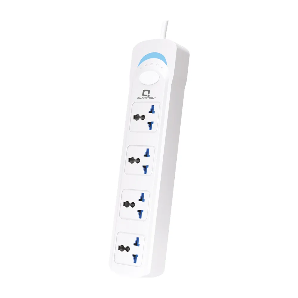 Quantron 5 Meter Cable Length 4 Sockets Extension Cord - QEC-1405