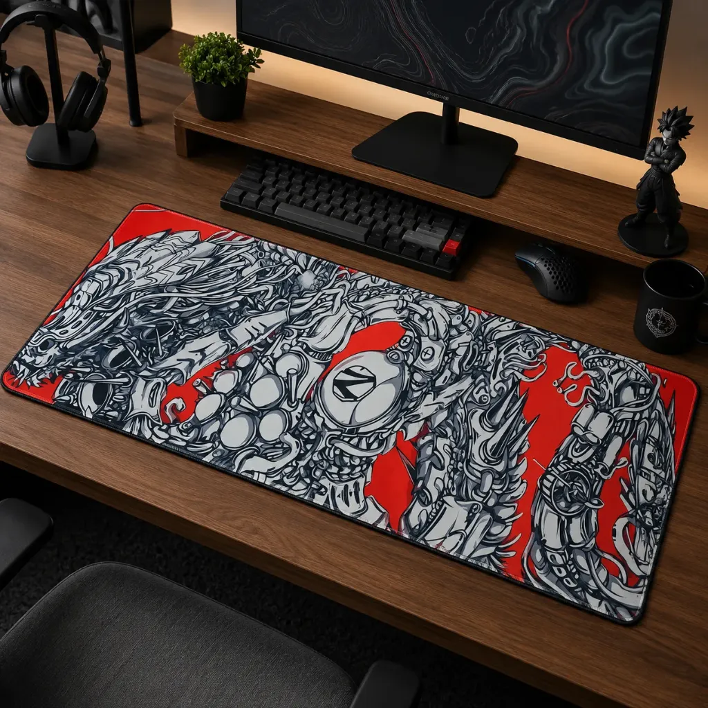 MCW Extended Dragon Style Gaming Mouse Pad