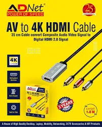 ADNET AV TO HDMI CABLE