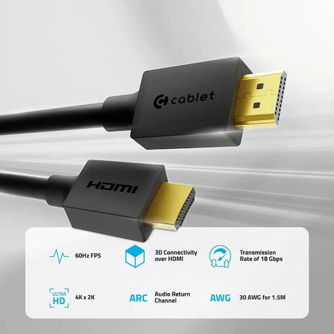 CABLET AC8K15 AOC HDMI CABLE 15MTR