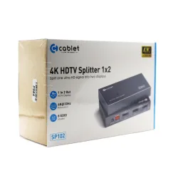 CABLET SP102 4K HDMI SPLITTER 2 PORT