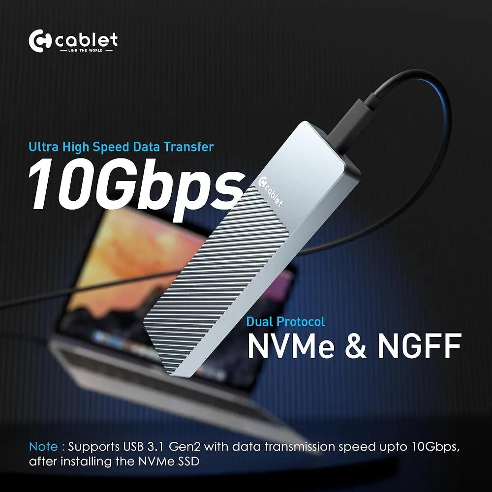 CABLET MD202-C3 M.2 NVME  DUAL PORT