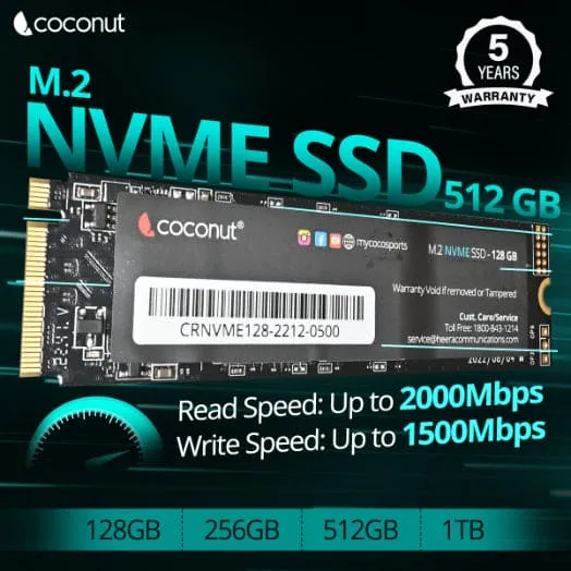 COCONUT M.2 NVME SSD 256