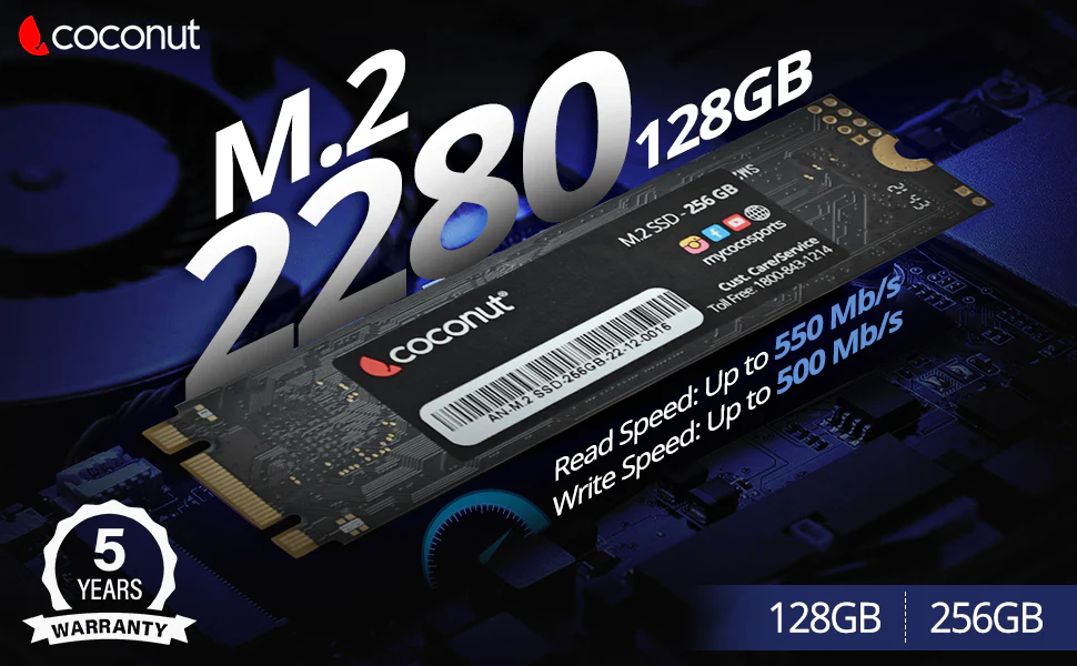 COCONUT M.2 NVME SSD 128 GB