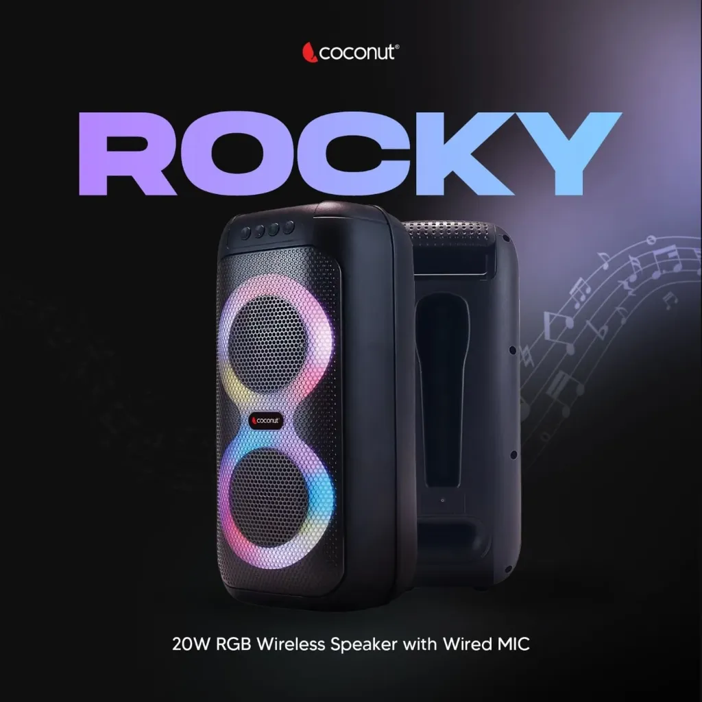 COCONUT ROCKEY EVS01 BLUETOOTH SPEAKER