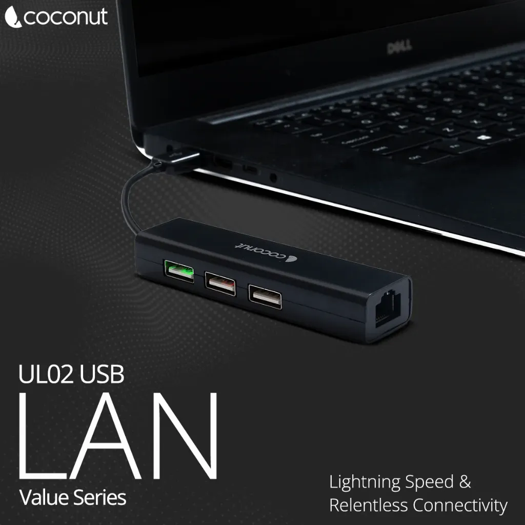 Coconut  Usb Tolan with 3port Usb 2.0hub Ul02