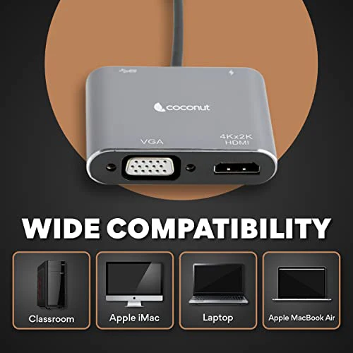 COCONUT USB3.0 TO HDMI + VGA