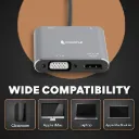 COCONUT USB3.0 TO HDMI + VGA