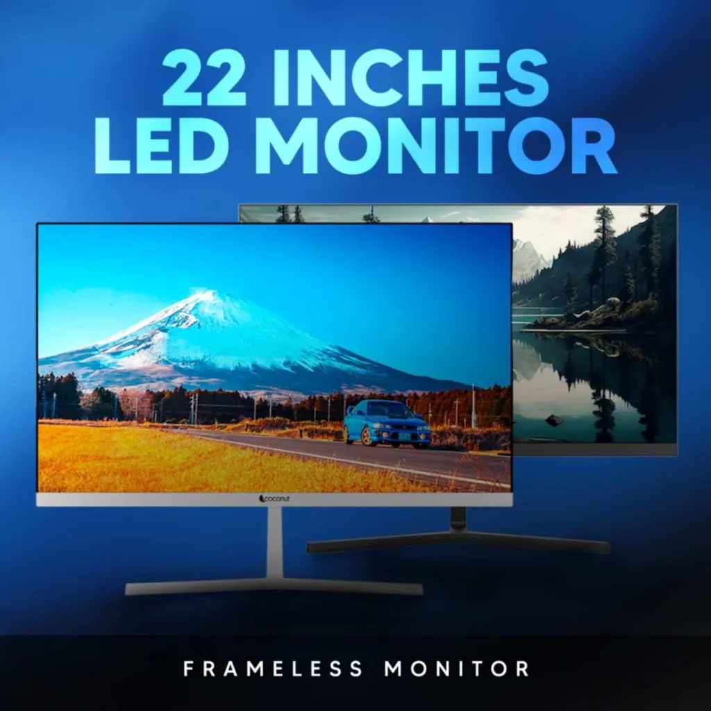 COCONUT 22HDA MONITOR BLACK 120HZ