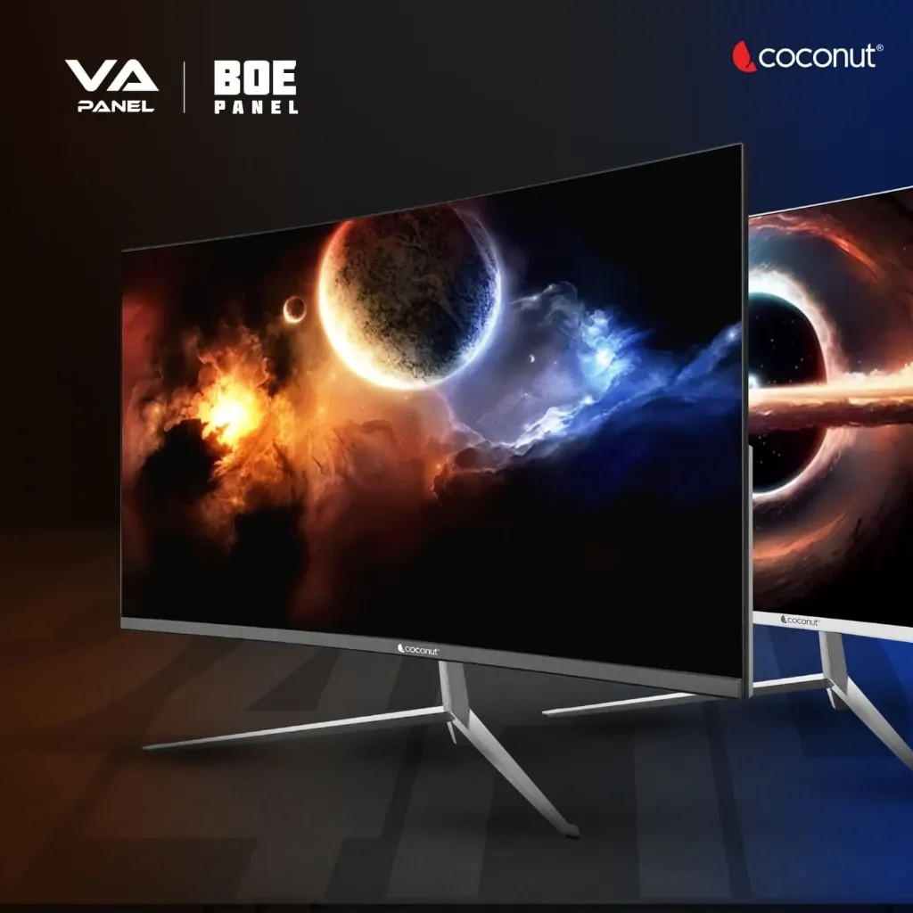 COCONUT 23.8" LED MONITOR 24HDC 120HZ WHITE