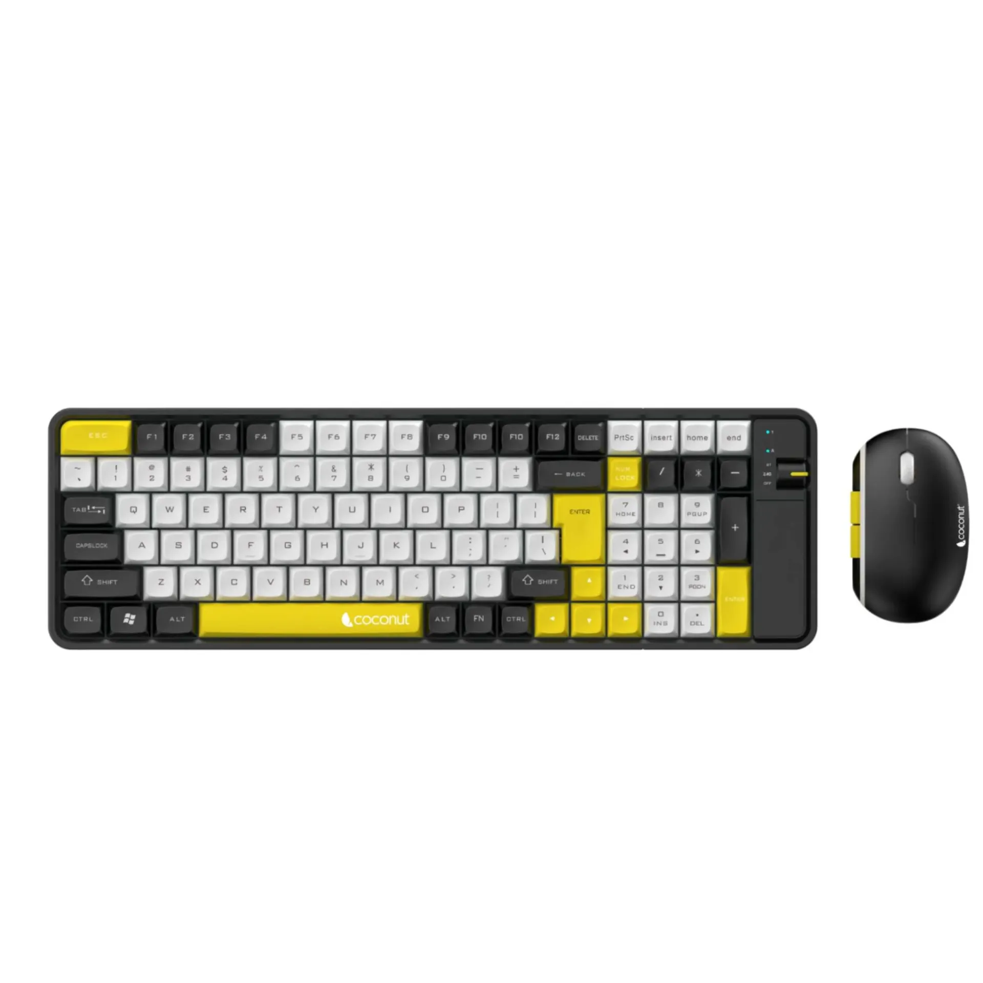 COCONUT DIAMOND WKM14+WM14 WIRELESS  YELLOW