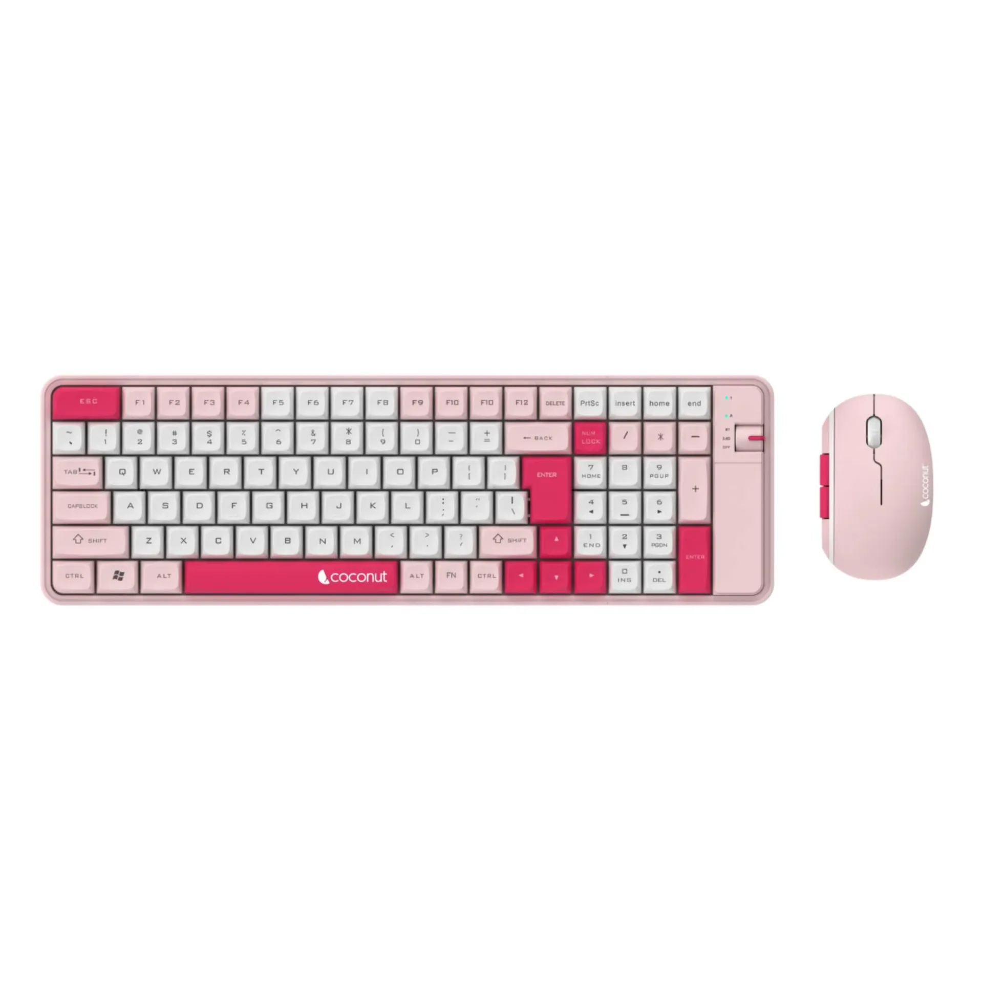 COCONUT DIAMOND WKM14+WM14 WIRELESS PINK