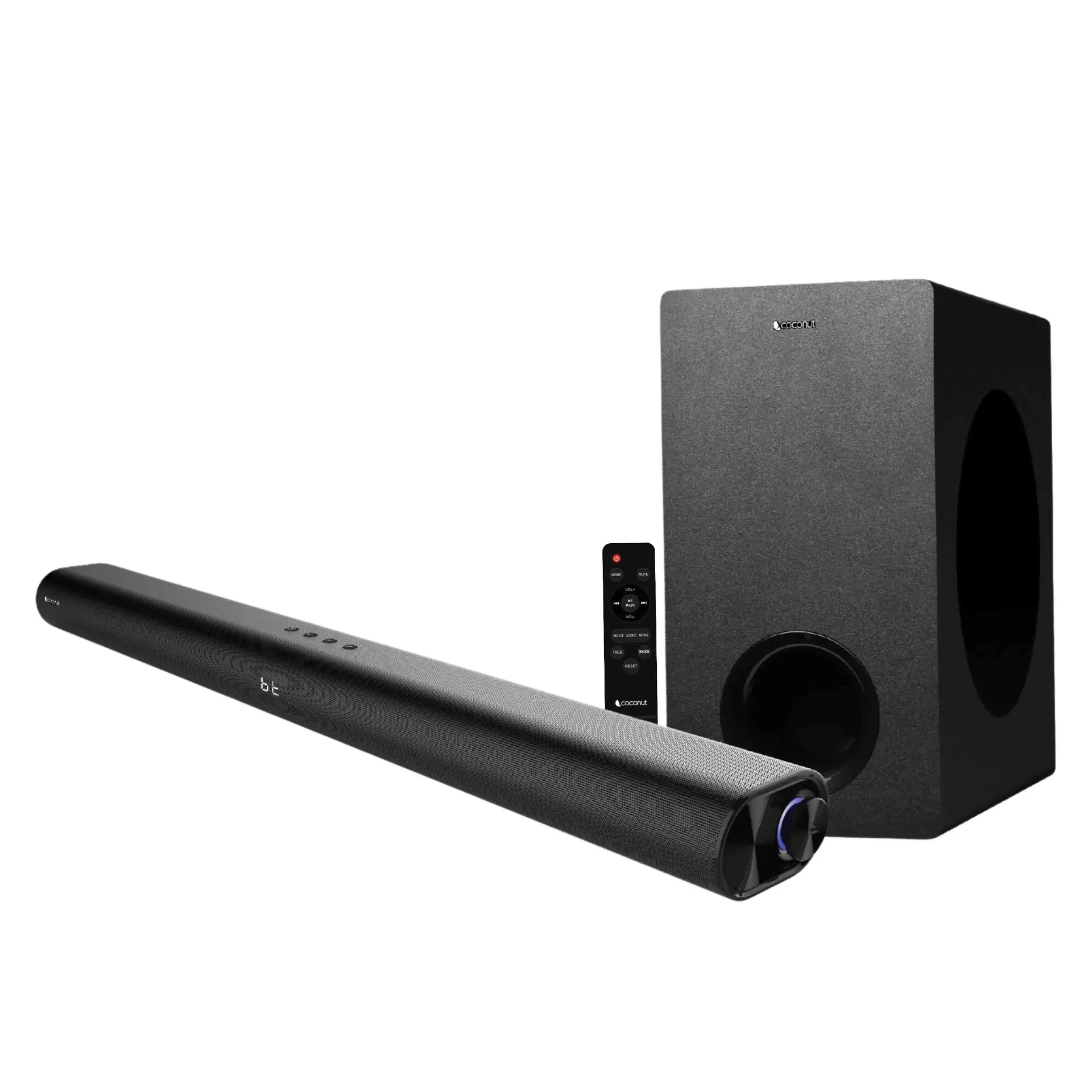Coconut Marley 240W Soundbar with Powerful Bass
