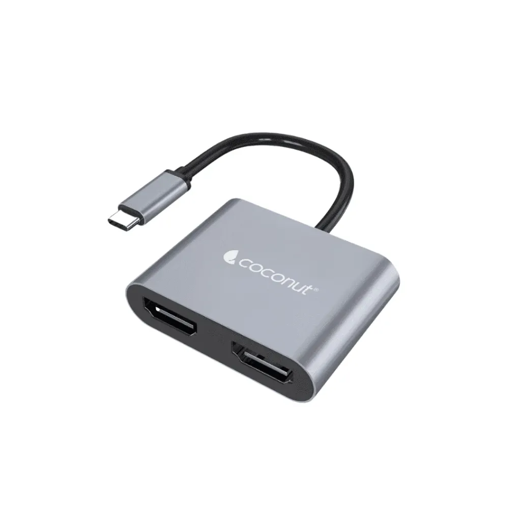 COCONUT TH02 Type C to Dual HDTV with 2K & 4K Resolution