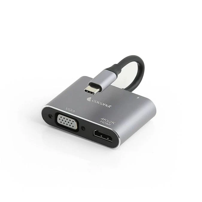 Coconut TYPE C TO HDMI / VGA / USB / PD - 4 in 1 Dock A