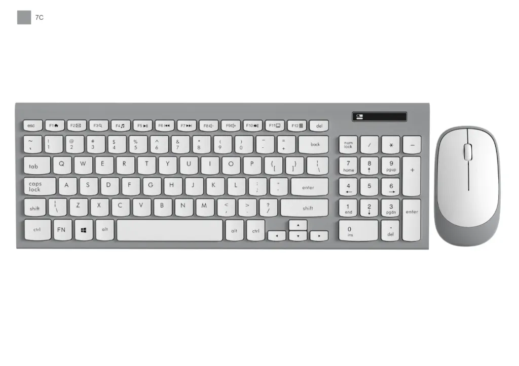 COCONUT WIRELESS COMBO WK28 WM31 ONYX 3 WHITE