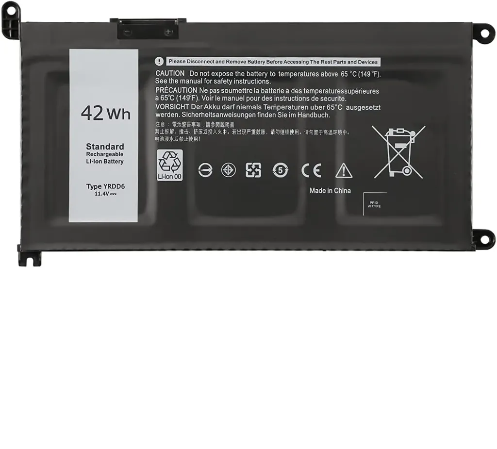 DELL BATTERY PART NUMBER (YRDD6, 0YRDD6, 1VX1H, 01VX1H, VM732, 0VM732)