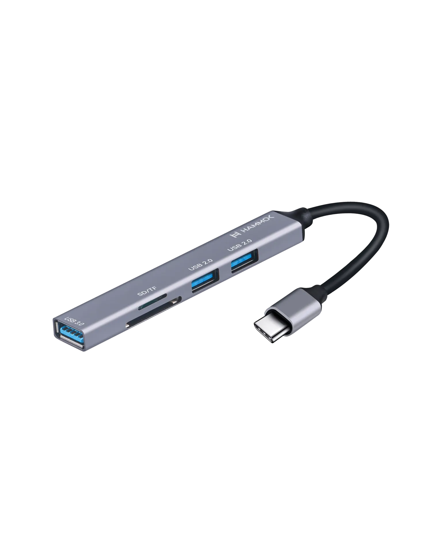 HAMMOK BRUCE 5 PORT USB-C Hub WITH CARD READER 2.0/3.0