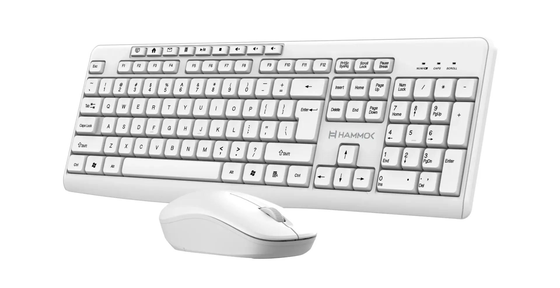HAMMOK CLARA WIRELESS MULTIMEDIA COMBO WHITE