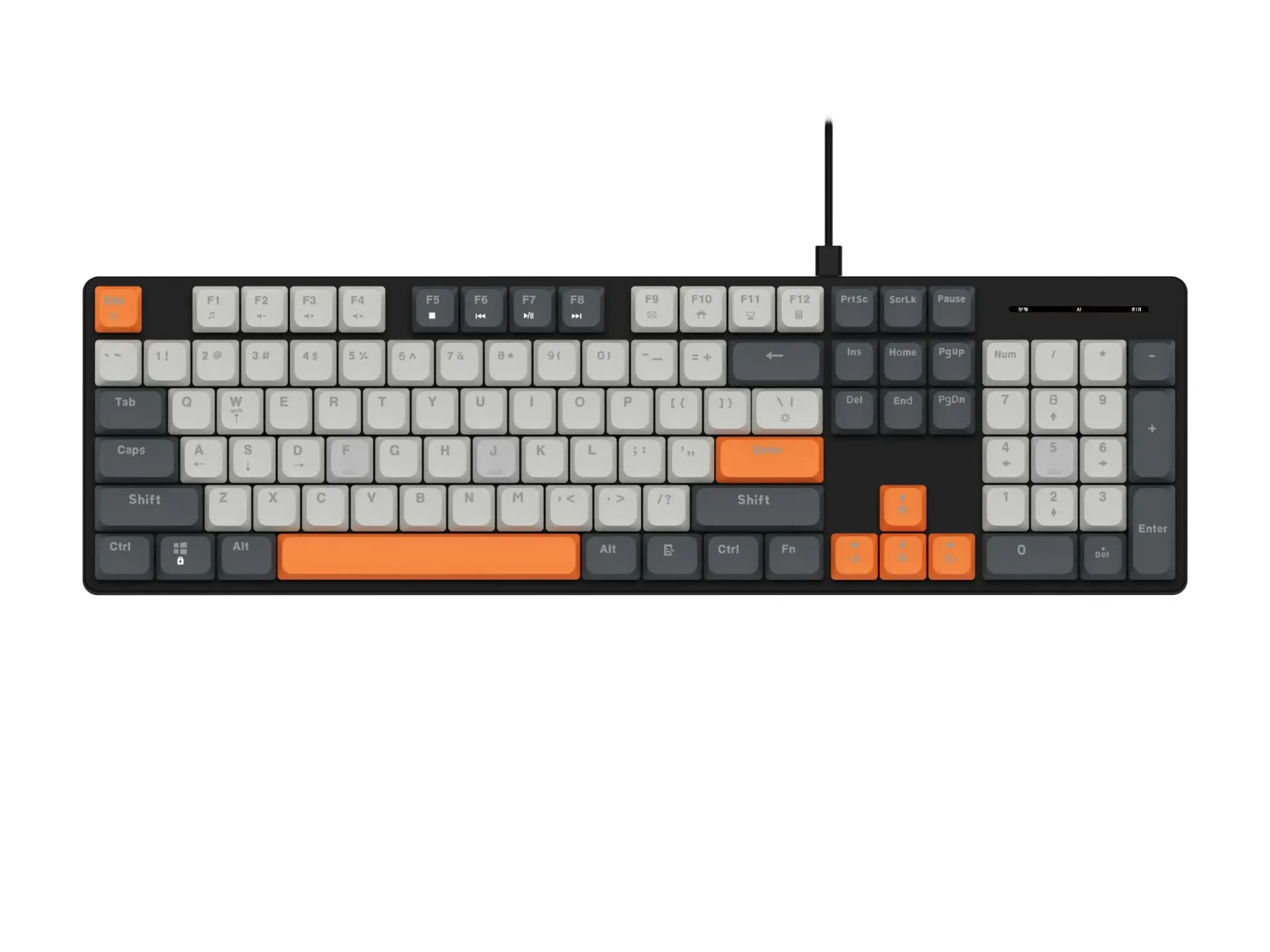HAMMOK LEGEND USB MECHNICAL KEYBOARD GRAY BLACK