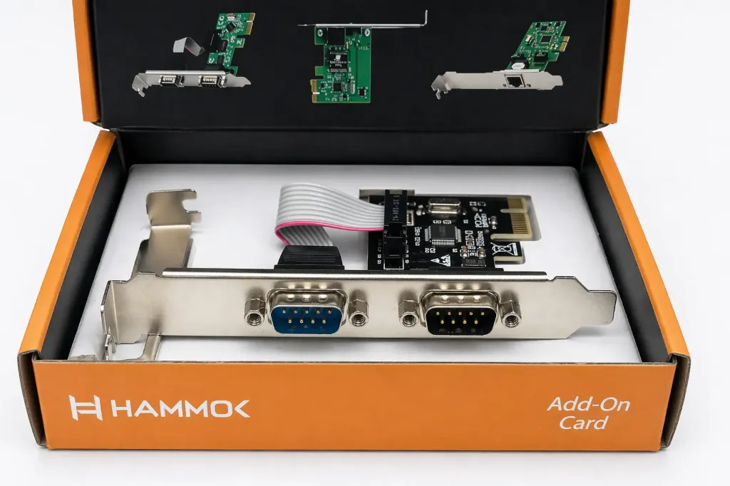 Hammok Pci E 2 Port Serial Card