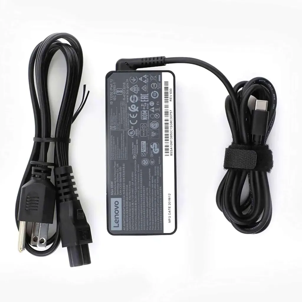 LENOVO 65W AC ADAPTER WITH USB TYPE C CONNECTOR