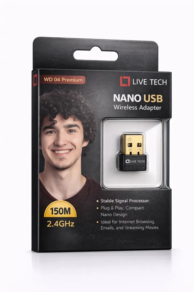 LIVE TECH WD04-600 WIFI ADAPTER-5GHZ