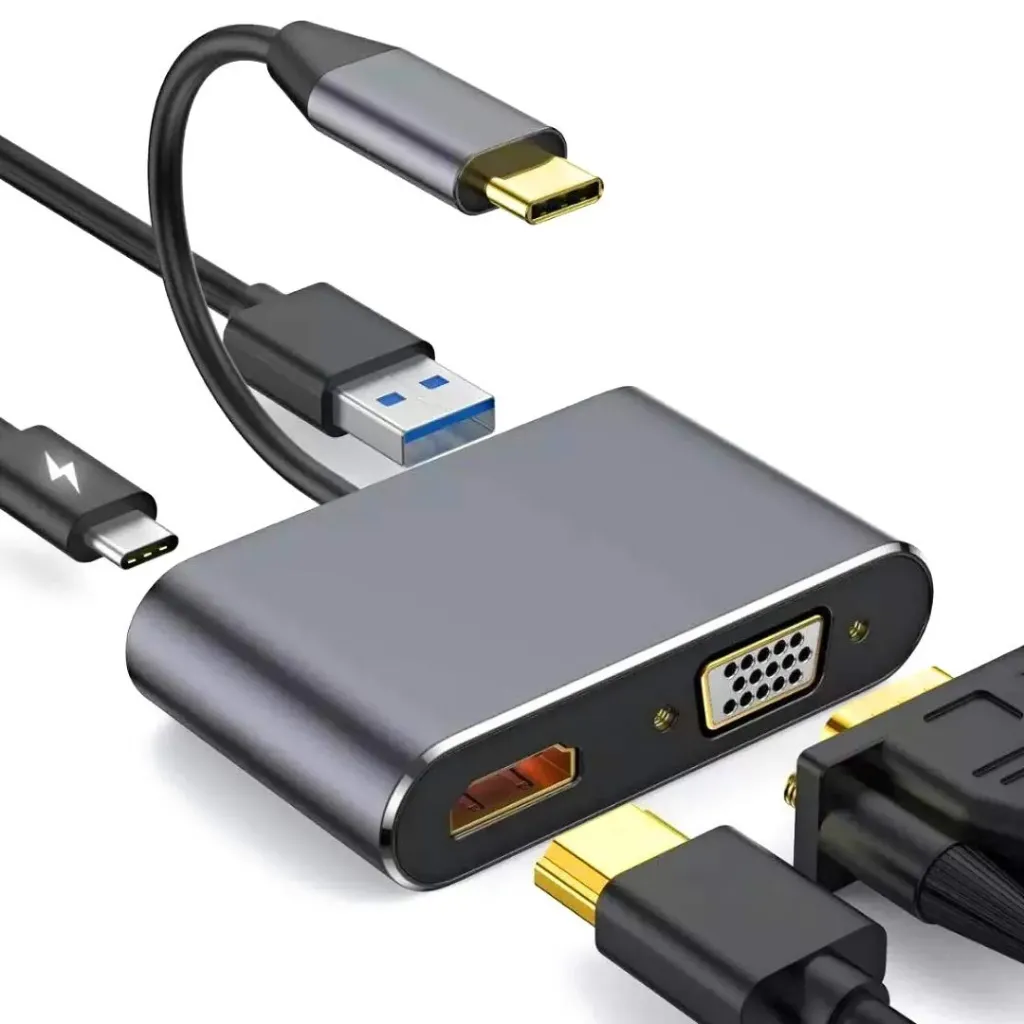 LIVETECH LINK TYPE C ADA HDMI/VGA/USB-3.0