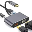 LIVETECH LINK TYPE C ADA HDMI/VGA/USB-3.0