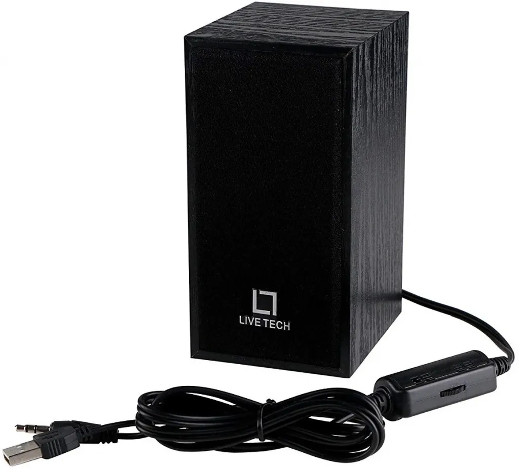 LIVETECH SPEAKER SP08 WOODEN
