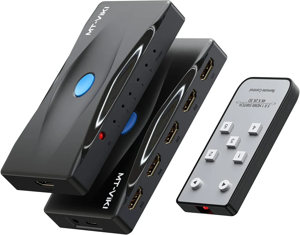 MT VIKI 5 IN 1 OUT HDMI SWITCH 4K MT HD0501