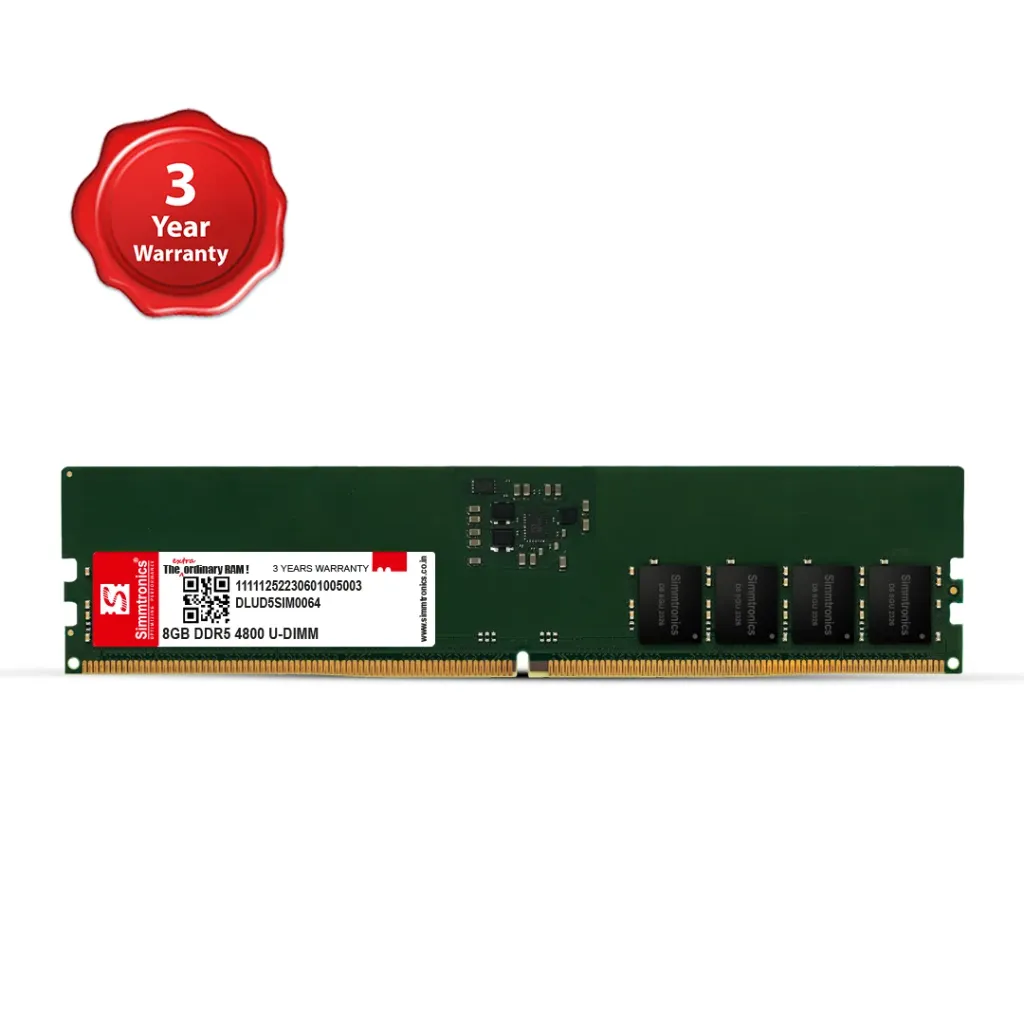 SIMMTRONICS SO 8GB DDR5 4800MHZ DESKTOP RAM