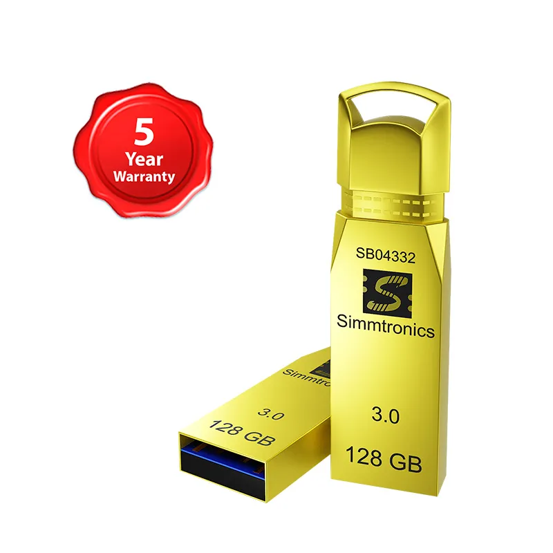 SIMMTRONICS ZIPX 3.0 USB 128GB METAL PENDRIVE