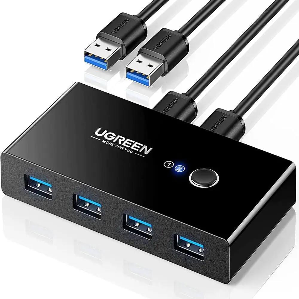 UGREEN 2 IN 4 OUT USB3.0 SHARING SWITCH 30768