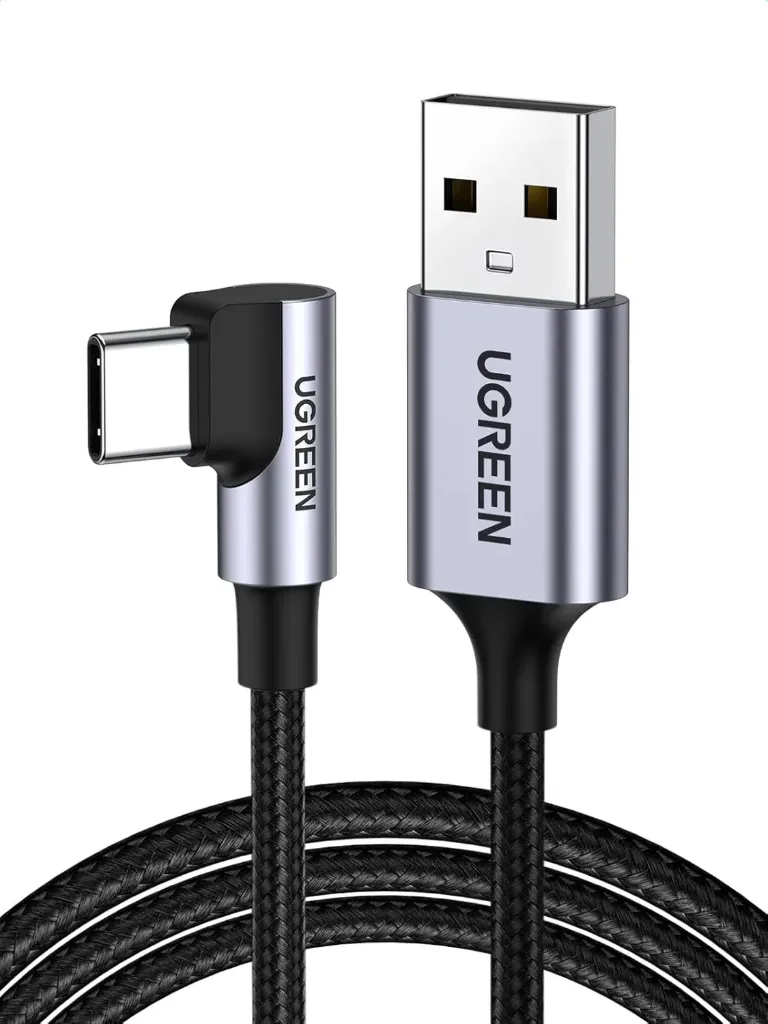 UGREEN RIGHT ANGLE USB-A TO USB-C CABLE 2M