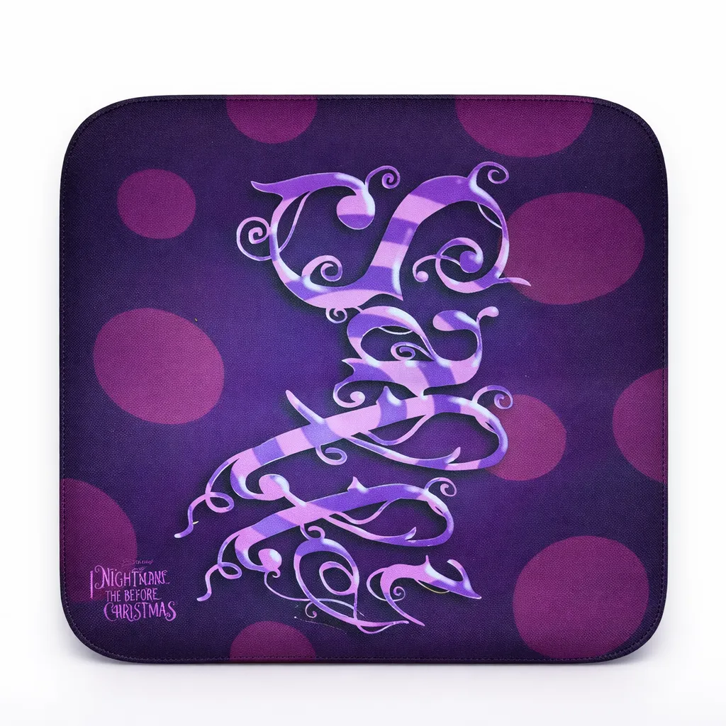 Printed Mouse Pad – Stylish Purple Design